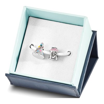 Sterling Silver Happy Birthday Set Bead – view 4