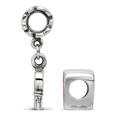 Sterling Silver 'you Have Keys' Set Bead – view 2