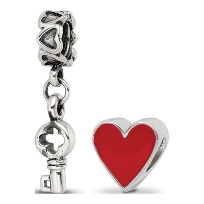 Sterling Silver 'you Have Keys' Set Bead – view 4