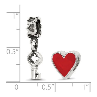 Sterling Silver 'you Have Keys' Set Bead – view 6