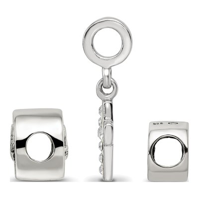 Sterling Silver Reflections Religious Bead Set of 3 – view 2