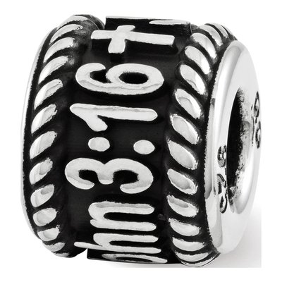 Sterling Silver Personalized Cross Bead – view 4