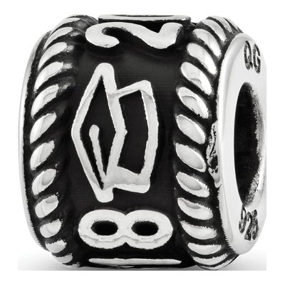 Sterling Silver Grad Cap Personalized Bead – view 5