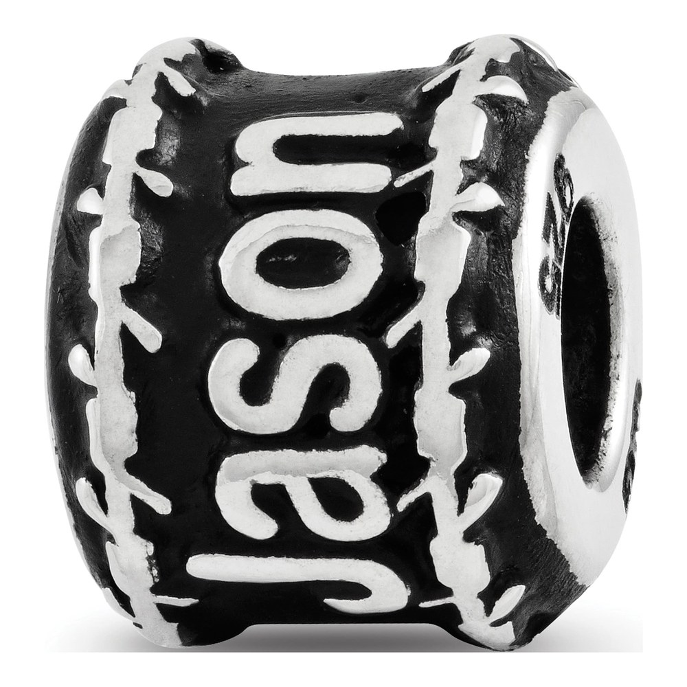 Sterling Silver Personalized Barbed Wire Bead