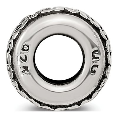 Sterling Silver Personalized Heart Bead – view 2