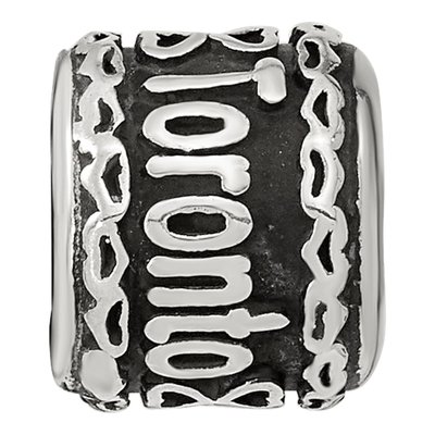 Sterling Silver Personalized Heart Bead – view 3
