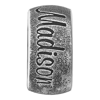 Sterling Silver Oxidized Bead – view 4