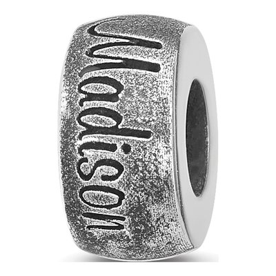 Sterling Silver Oxidized Bead