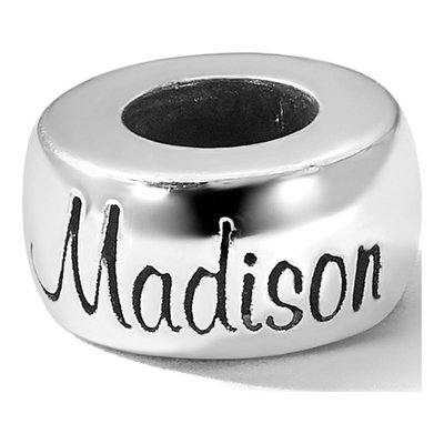Sterling Silver Personalized Reflection Bead – view 5