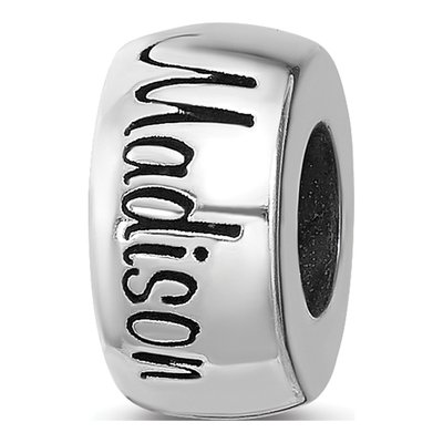 Sterling Silver Personalized Reflection Bead