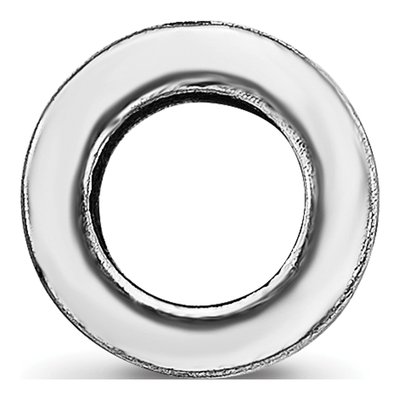 Sterling Silver Oxidized Personalized Cylinder Bead – view 2