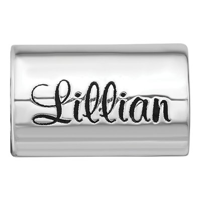 Sterling Silver Personalized Reflection Bead – view 4