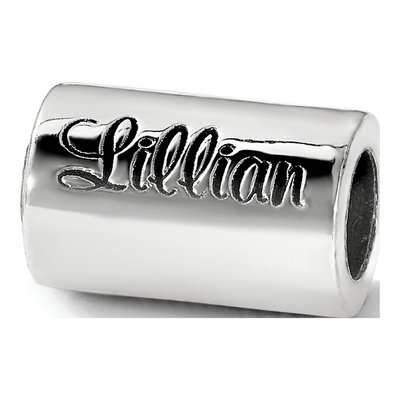 Sterling Silver Personalized Reflection Bead – view 5