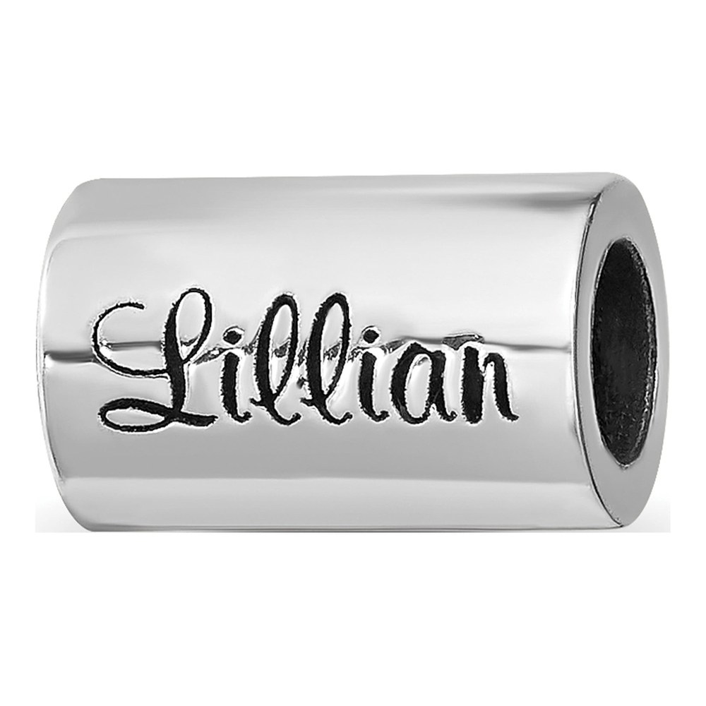 Sterling Silver Personalized Reflection Bead