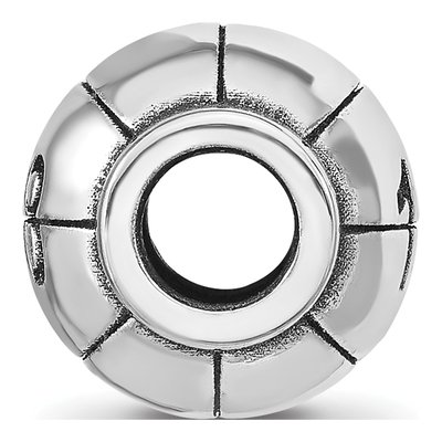 Sterling Silver Personalized Basketball Bead – view 2