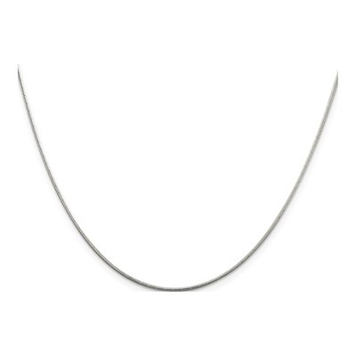 Sterling Silver 1.2mm Diamond-Cut Snake Chain – view 2