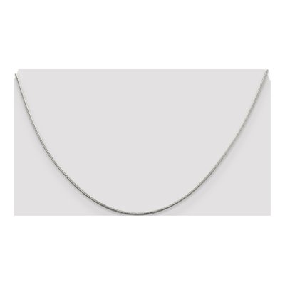 Sterling Silver 1.2mm Diamond-Cut Snake Chain – view 4