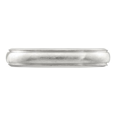 Sterling Silver 4mm Half Round Wedding Band – view 5