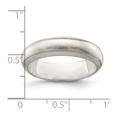 Sterling Silver 5mm Wedding Band – view 4