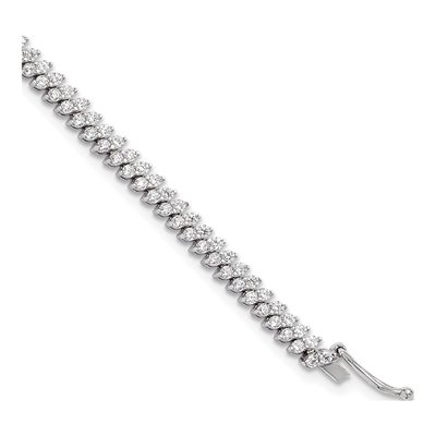 Sterling Silver CZ Tennis Bracelet