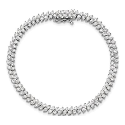 Sterling Silver CZ Tennis Bracelet – view 4