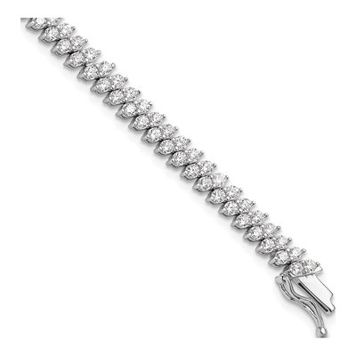 Sterling Silver CZ Tennis Bracelet