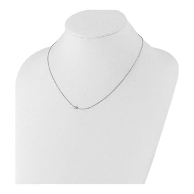 Sterling Silver CZ Star Necklace – view 4