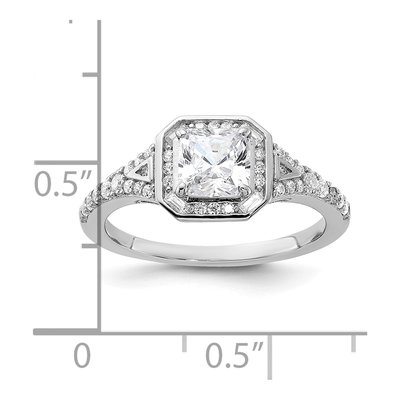 Sterling Silver CZ Sparkle Ring – view 6