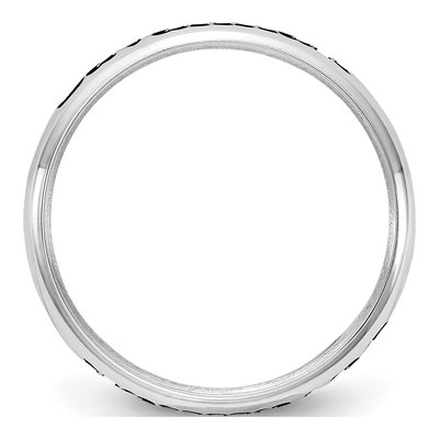 Sterling Silver Personalized Stackable Ring – view 2