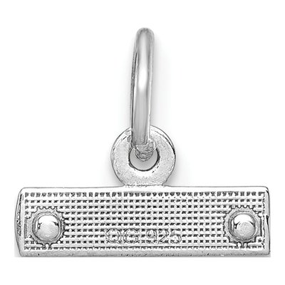 Sterling Silver Diamond-Cut Top Charm – view 5