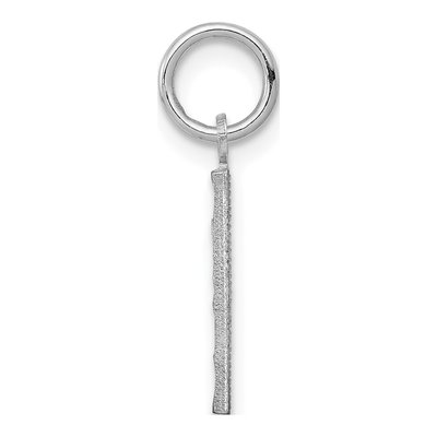 Sterling Silver Diamond-Cut Number 1 Pendant – view 3