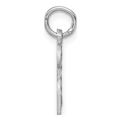 Sterling Silver Diamond-Cut Number 2 Charm – view 3