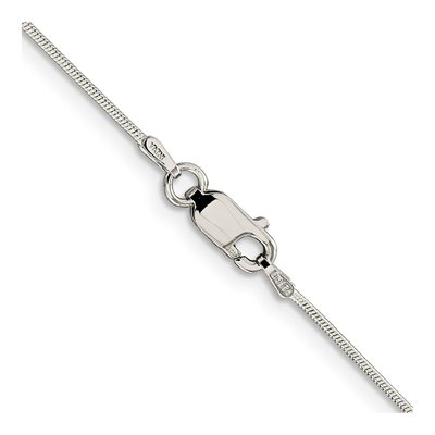 Sterling Silver 0.8mm Snake Chain – view 3