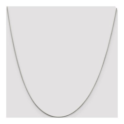 Sterling Silver 0.8mm Snake Chain – view 4