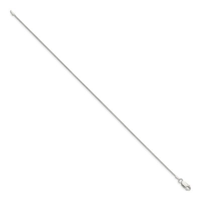 Sterling Silver 0.8mm Snake Chain Bracelet – view 2
