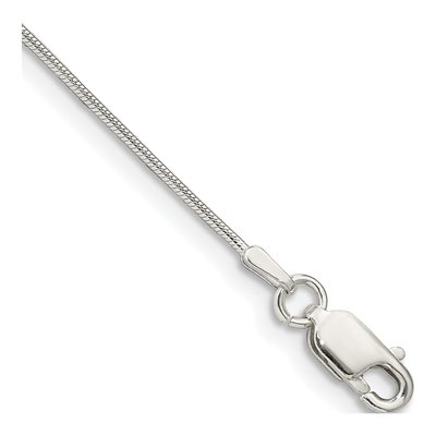 Sterling Silver 0.8mm Snake Chain Bracelet