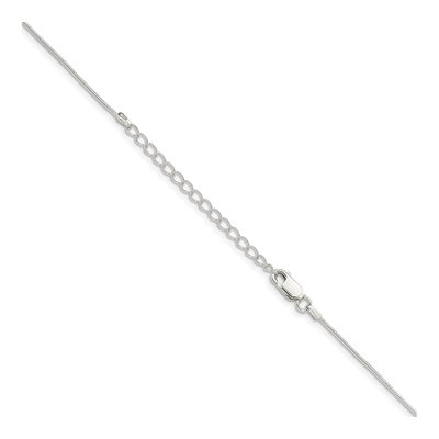 Sterling Silver 0.8mm Snake Chain – view 3