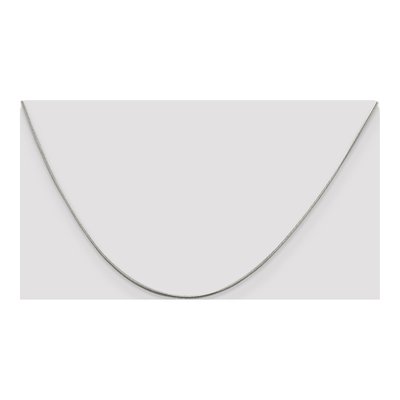 Sterling Silver 0.8mm Round Snake Chain – view 4