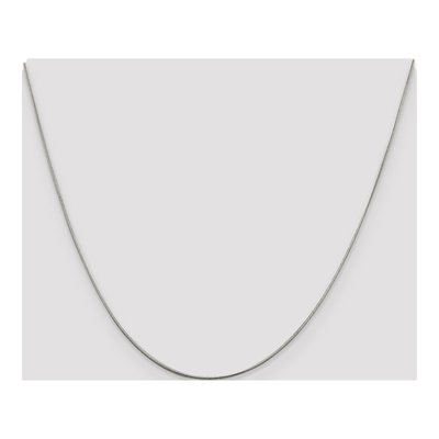 Sterling Silver 0.8mm Round Snake Chain – view 5