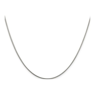 Sterling Silver 1mm Snake Chain – view 2