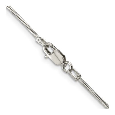 Sterling Silver 1.2mm Snake Chain – view 3