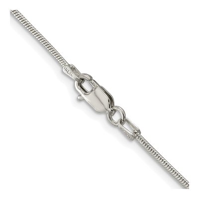 Sterling Silver 1.2mm Snake Chain – view 3