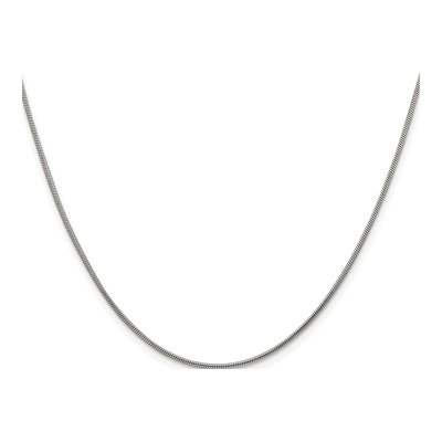 Sterling Silver 1.2mm Snake Chain – view 2