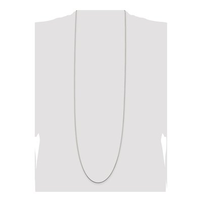 Sterling Silver 1.25mm Snake Chain – view 3