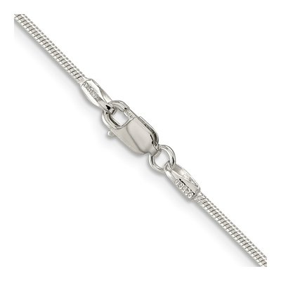 Sterling Silver 1.25mm Snake Chain – view 4