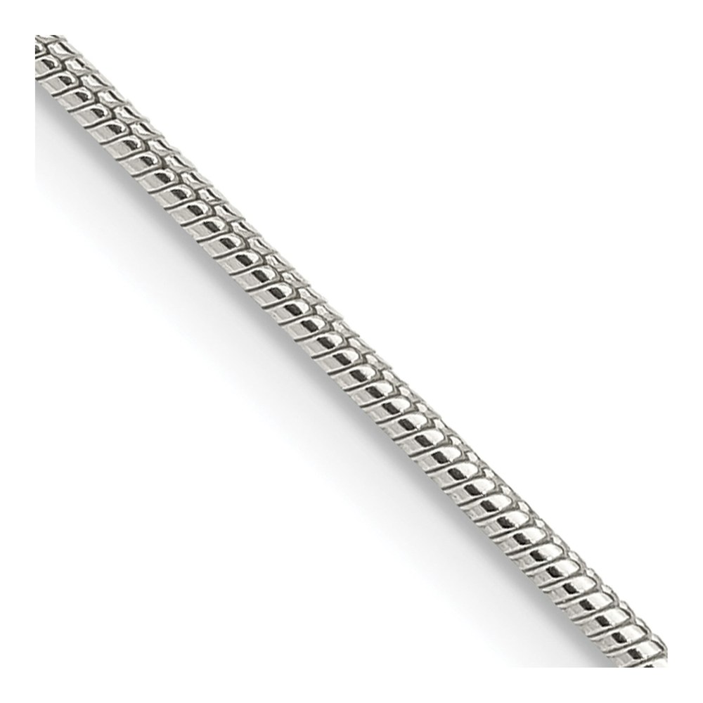42 Inch Sterling Silver 1.25mm Snake Chain Necklace with Lobster Clasp