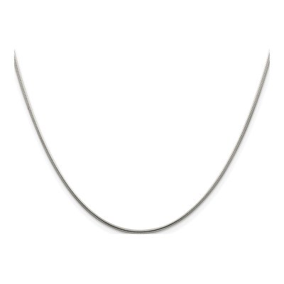 Sterling Silver 1.25mm Snake Chain – view 2