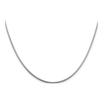 Sterling Silver 1.5mm Snake Chain – view 2