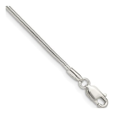 Sterling Silver 1.5mm Snake Chain Bracelet