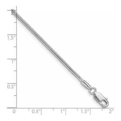 Sterling Silver 1.5mm Snake Chain Bracelet – view 2